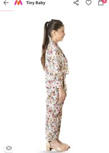 Floral Print Cropped Blazer Set