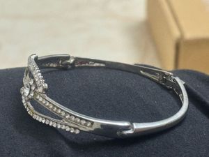 Sparkling Rhinestone Bangle Bracelet