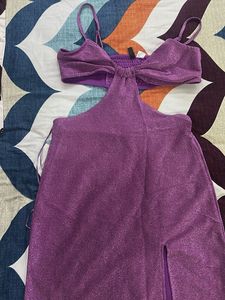 Sparkly Purple Party Dress
