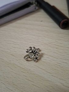 Silver Flower Nosering