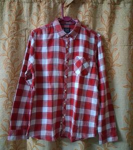 Red & White Plaid Shirt