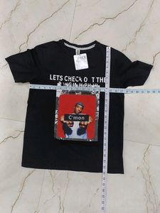 Black Tshirt For Girl's