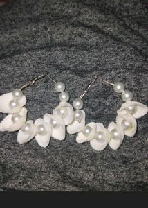 Shell &amp; Pearl Hoop Earrings 🐚🦪