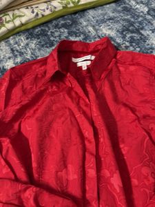 Red Patterned Shirt