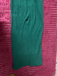 Green Knit Pants