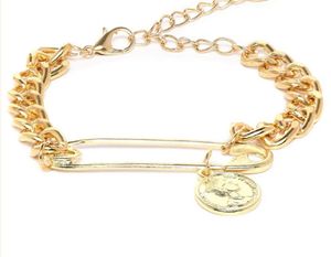 Coin Charm And Bold Design Bracelet🎀🎀
