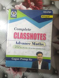 gagan pratap Complete Classnotes - Advance Maths a