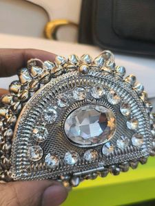 Beaded Evening Bag with Gemstone