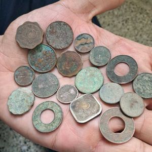 [Heavily used] Indian Vintage Coin Collection