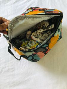 Floral Print Pouch