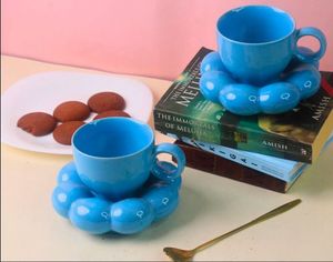 Blue Cloud CUP AND SAUCER SET(1 Set)