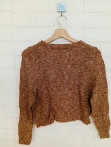 Brown Knit Sweater