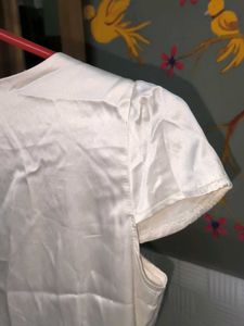 Elegant White &amp; Lace Top