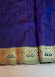 Blue Bangalore Silk Saree