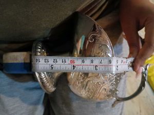 Vintage Silver Sugar Scuttle