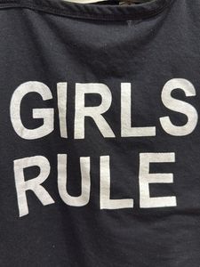 Black Girls Rule Single Shoulder top