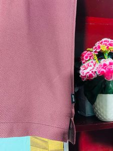 Burgundy BOSS Polo Shirt