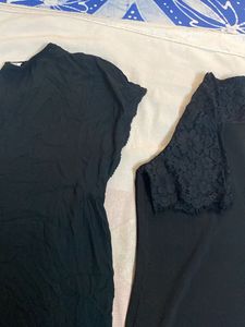Combo Of 2 Jet Black Top