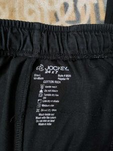 Black Track Pants with White Stripe