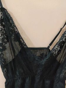 Black Lace Slip