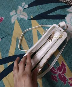 Beautiful White Slingbag
