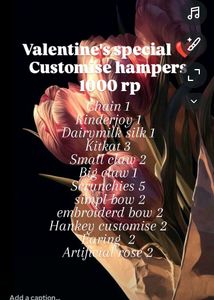 valentine's special Hair Accessory Box