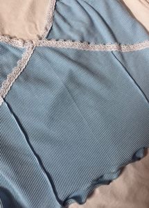 Light Blue Lace Top (S)