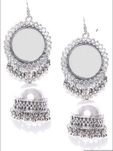 Silver Jhumka Earrings