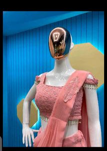 Faux Georgette Saree