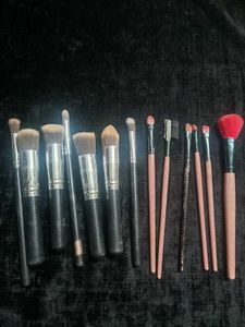 13 Makeup Brushes .