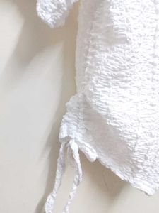 Textured White Top