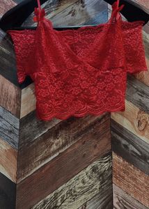Sexy Red Hot Lingerie// Fit From 34 Bust Till 38