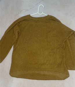Olive Green Knit Top