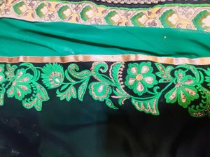 Embroidered saree