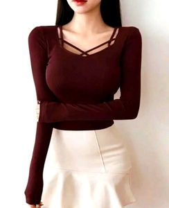 New koren squre neck full sleeve tops for womens