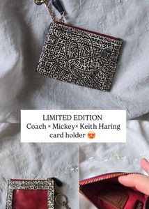 LIMITED EDITION Coach × Mickey Keith Haring card