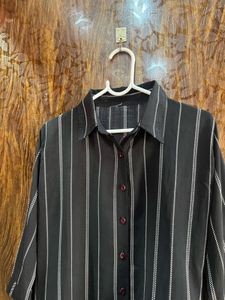 34 bust black shirt dress for women