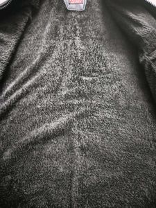 Faux Shearling Lined Black Jacket