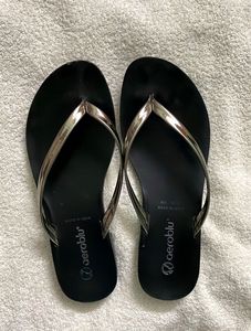 Women Black Slippers