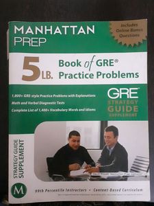 Manhattan 5lb GRE Preparation Book
