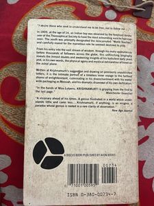 A Cotswold Mystery &amp; Krishnamurti