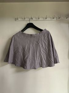 Gray Mini Shorts& skirt