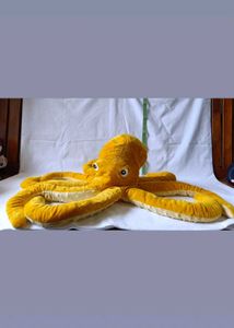 Giant Yellow Octopus Plush