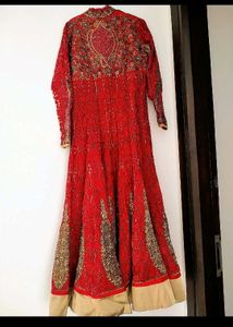 Red Embroidered Lehenga Choli