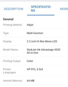 HP DeskJet Ink Advantage 4535 All-in-One Printer