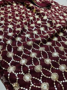 amazing worked saree
