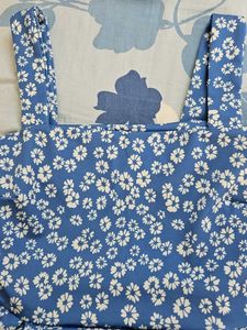 Blue Floral Sundress