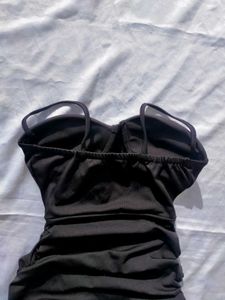 Black corset Mini Dress