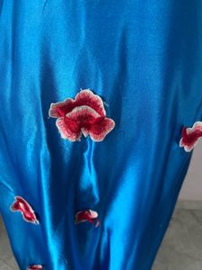 Cheongsam Blue Gown