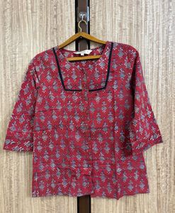 Taavi Red And Blue Kurti ❤️🩵 (S)